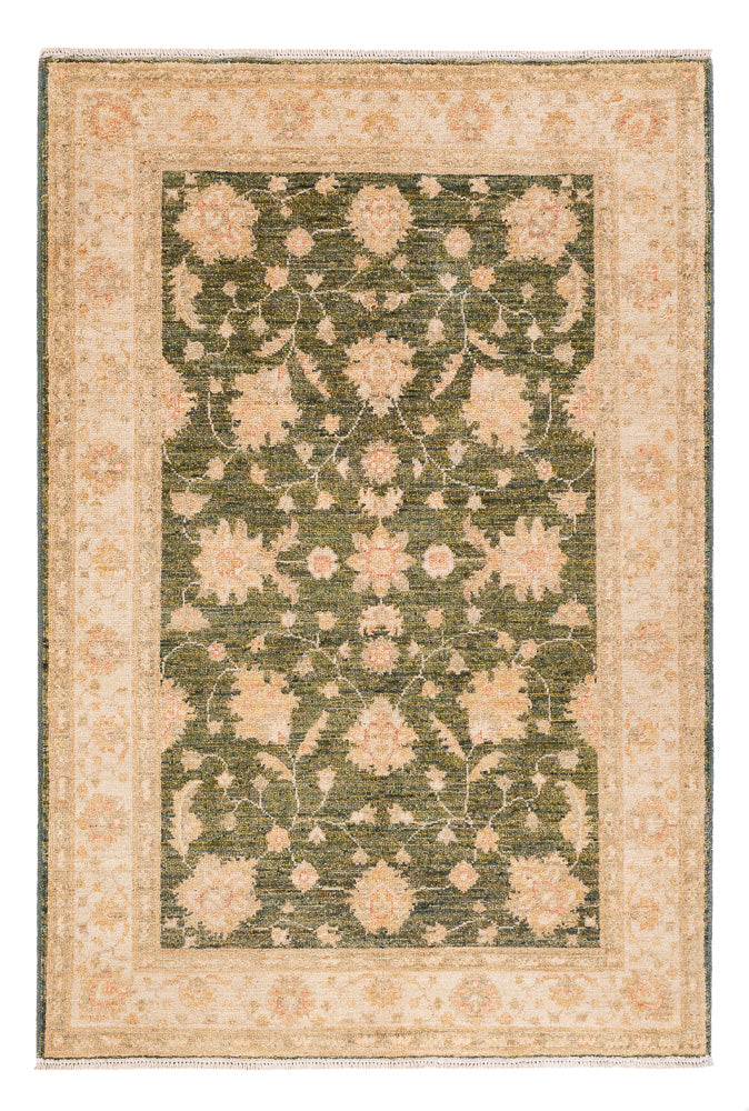 Alfombra Ziegler - 150 x 101 cm - verde oliva