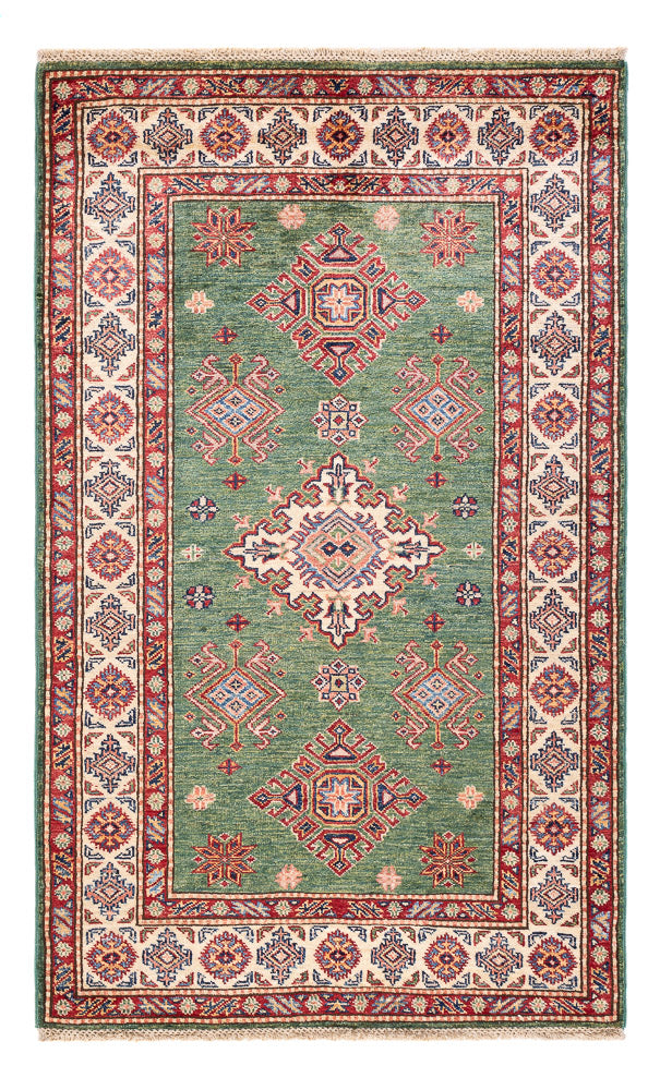 Alfombra Ziegler - Kazak - 160 x 98 cm - verde