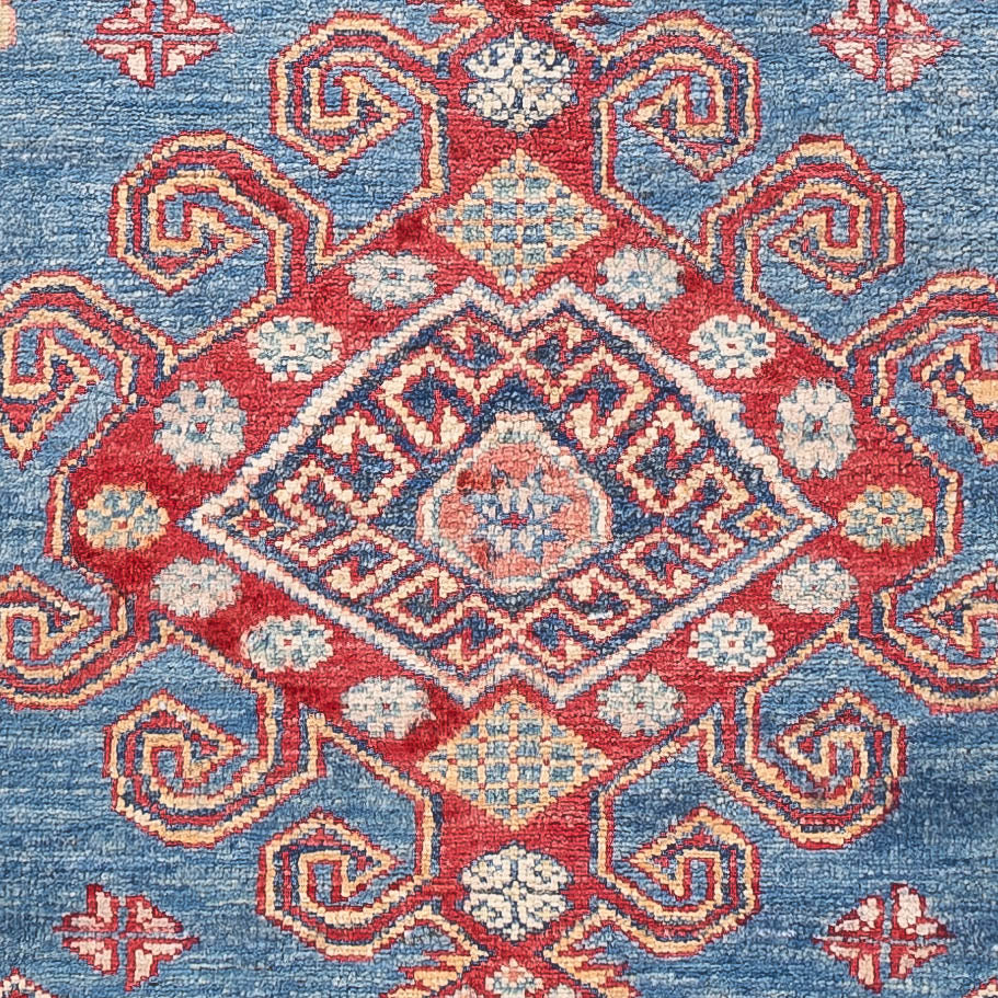 Alfombra Ziegler - Kazak - 150 x 104 cm - azul