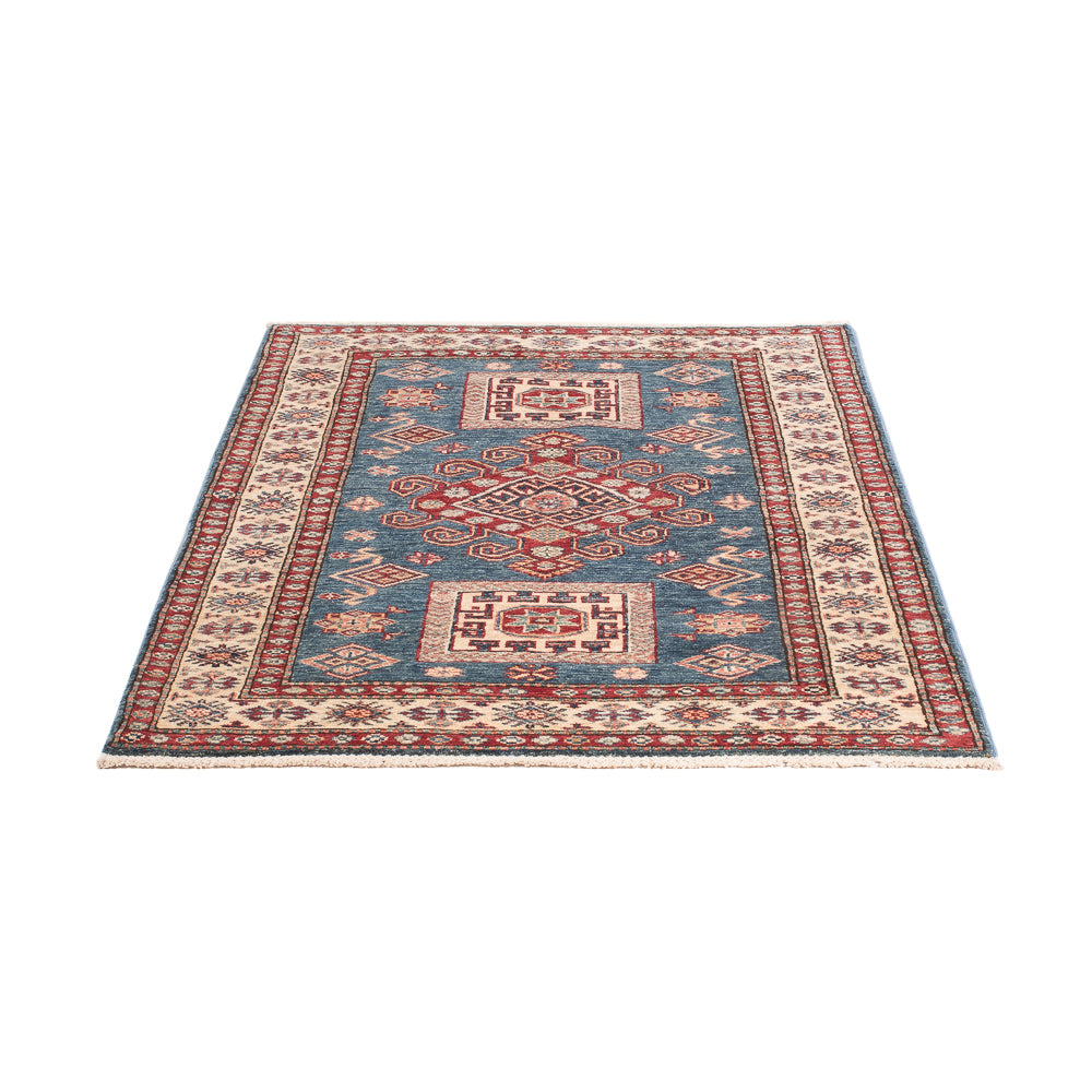 Alfombra Ziegler - Kazak - 150 x 104 cm - azul