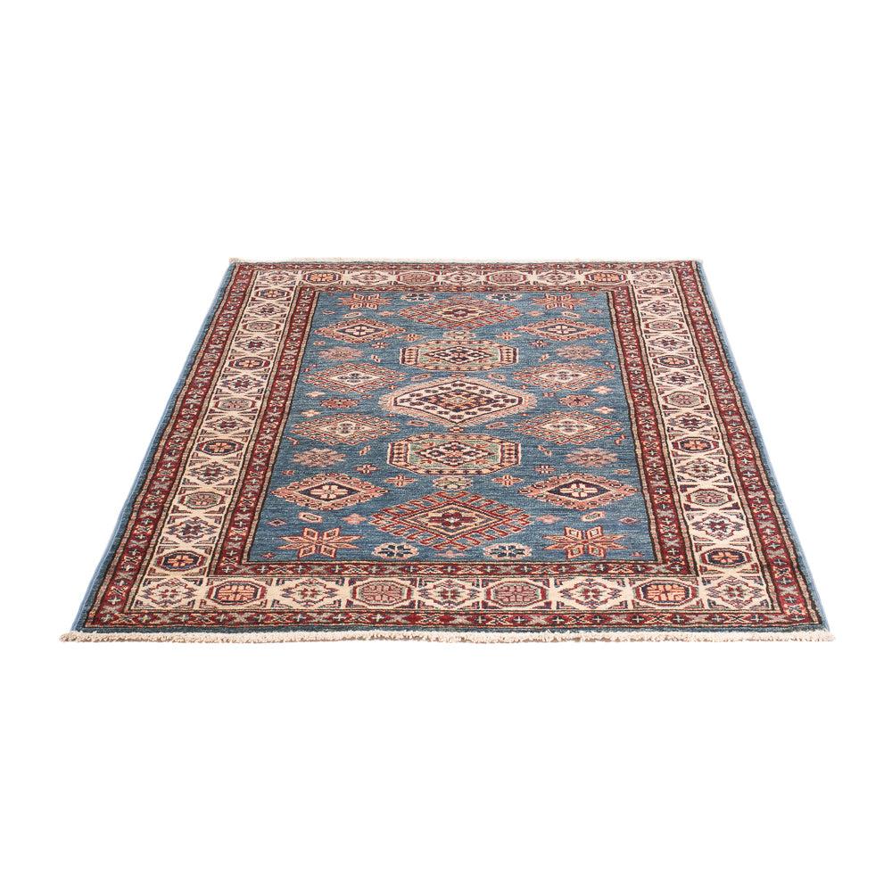 Alfombra Ziegler - Kazak - 155 x 99 cm - azul