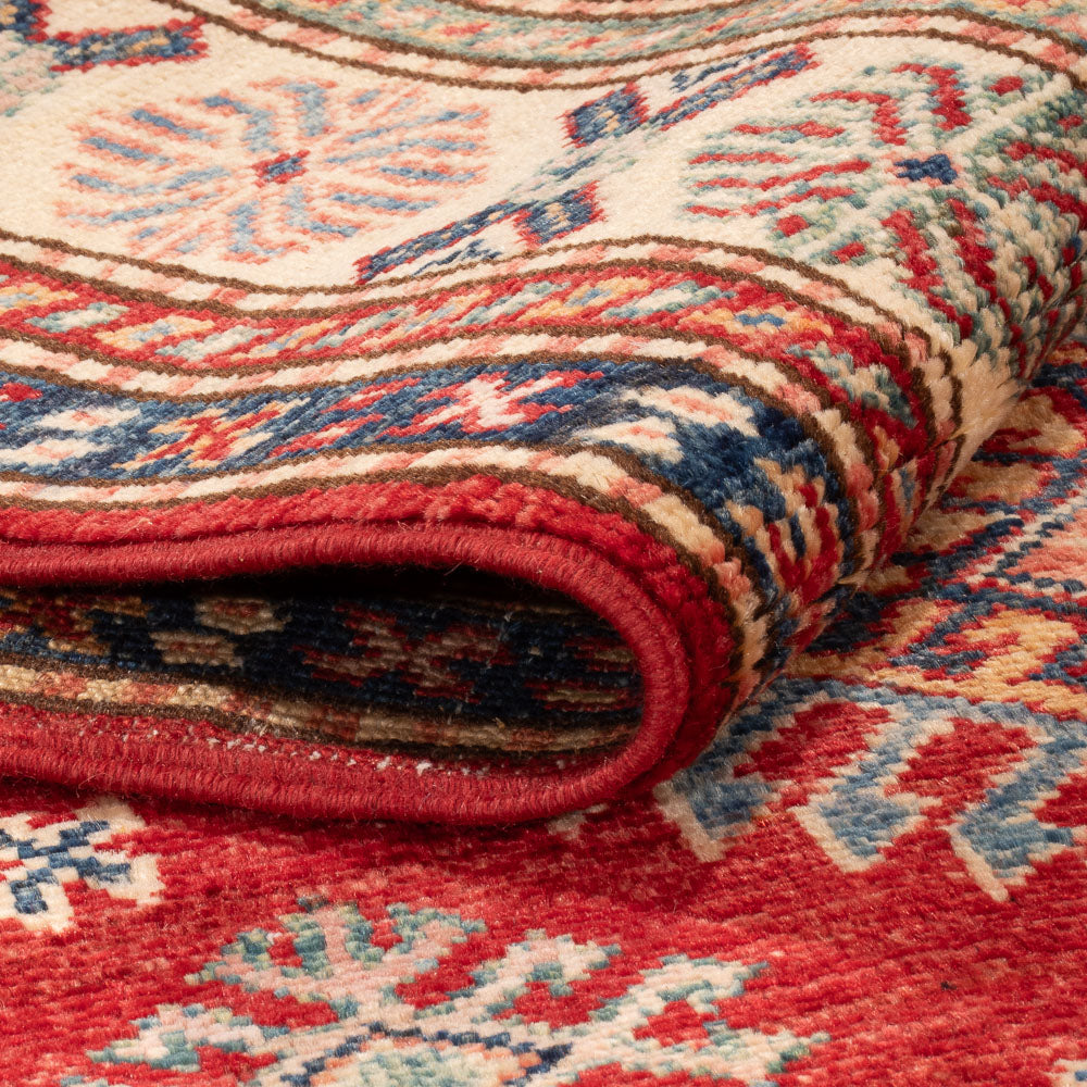 Alfombra Ziegler - Kazak - 154 x 99 cm - rojo