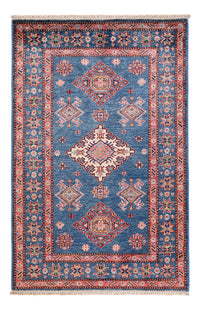 Alfombra Ziegler - Kazak - 152 x 99 cm - azul