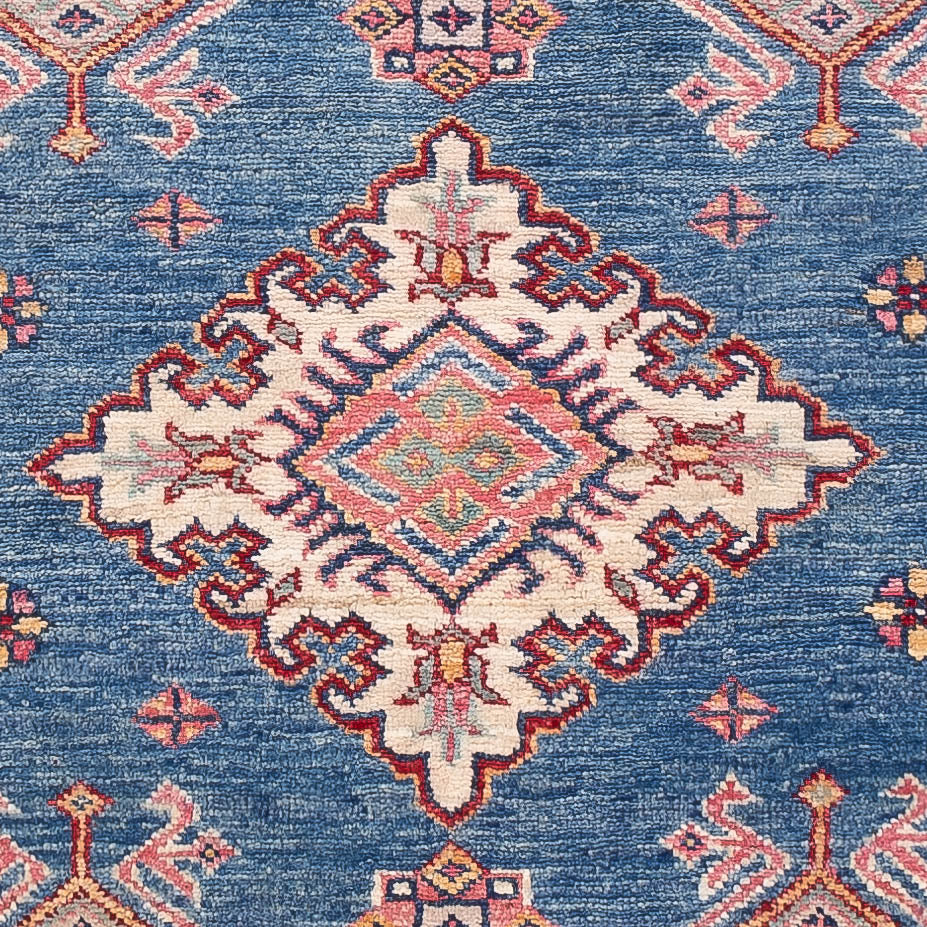 Alfombra Ziegler - Kazak - 152 x 99 cm - azul