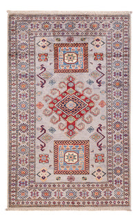 Alfombra Ziegler - Kazak - 151 x 95 cm - gris claro