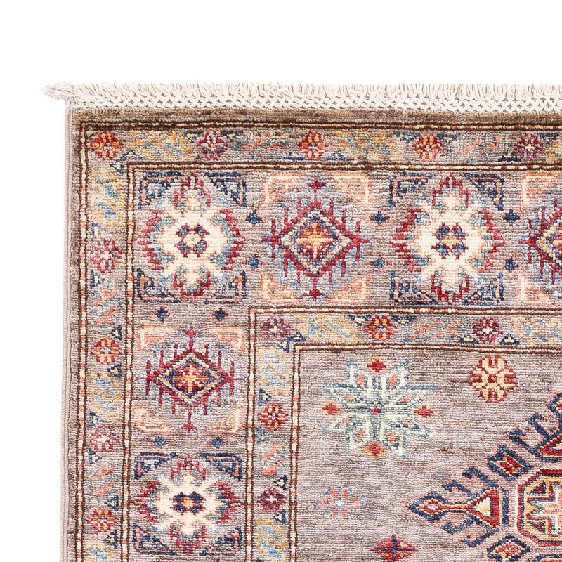 Alfombra Ziegler - Kazak - 150 x 97 cm - gris claro