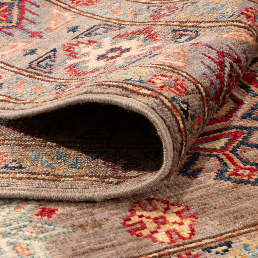 Alfombra Ziegler - Kazak - 150 x 97 cm - gris claro