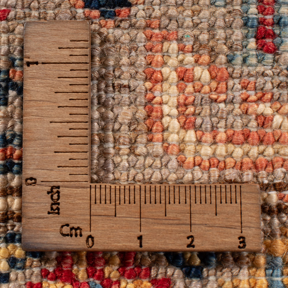 Alfombra Ziegler - Kazak - 150 x 97 cm - gris claro