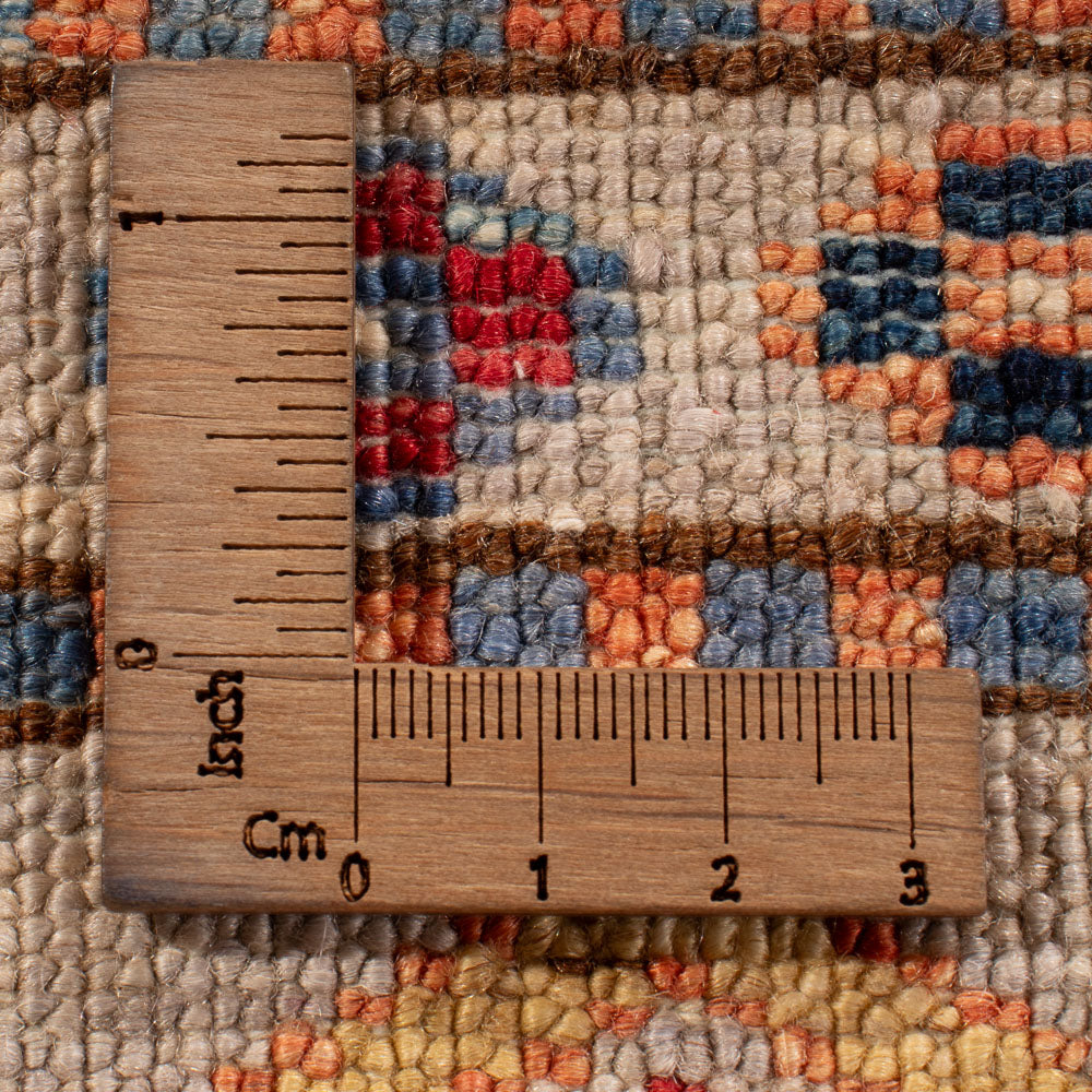 Alfombra Ziegler - Kazak - 152 x 101 cm - azul claro