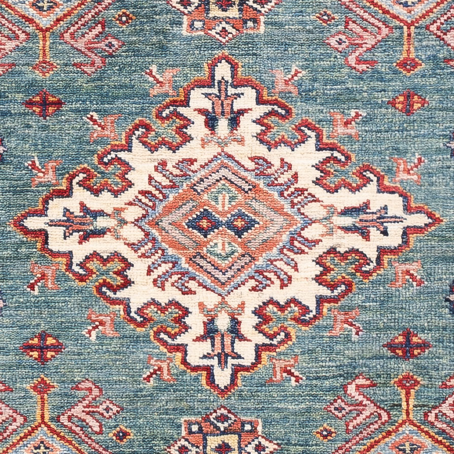 Alfombra Ziegler - Kazak - 146 x 99 cm - verde
