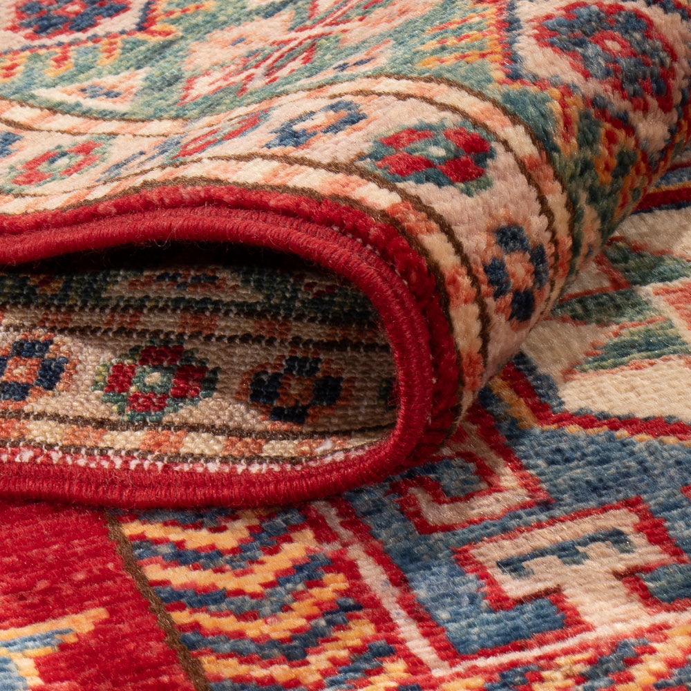 Alfombra Ziegler - Kazak - 150 x 99 cm - rojo