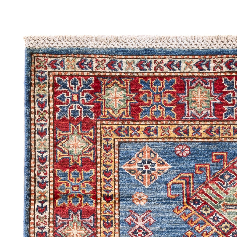 Alfombra Ziegler - Kazak - 158 x 97 cm - azul