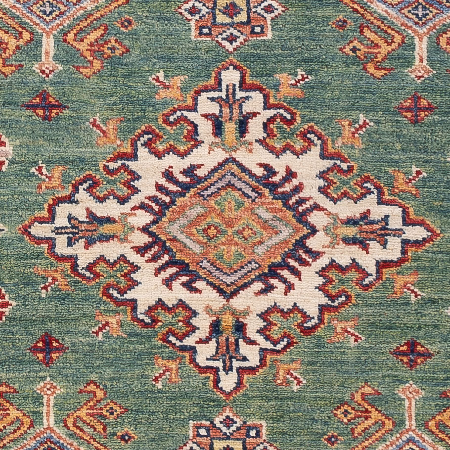 Alfombra Ziegler - Kazak - 154 x 99 cm - verde