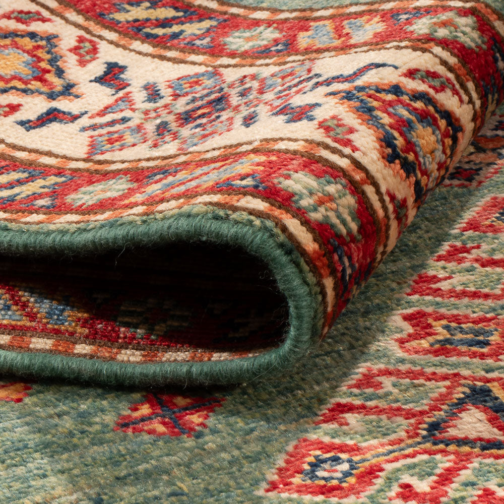 Alfombra Ziegler - Kazak - 152 x 99 cm - verde