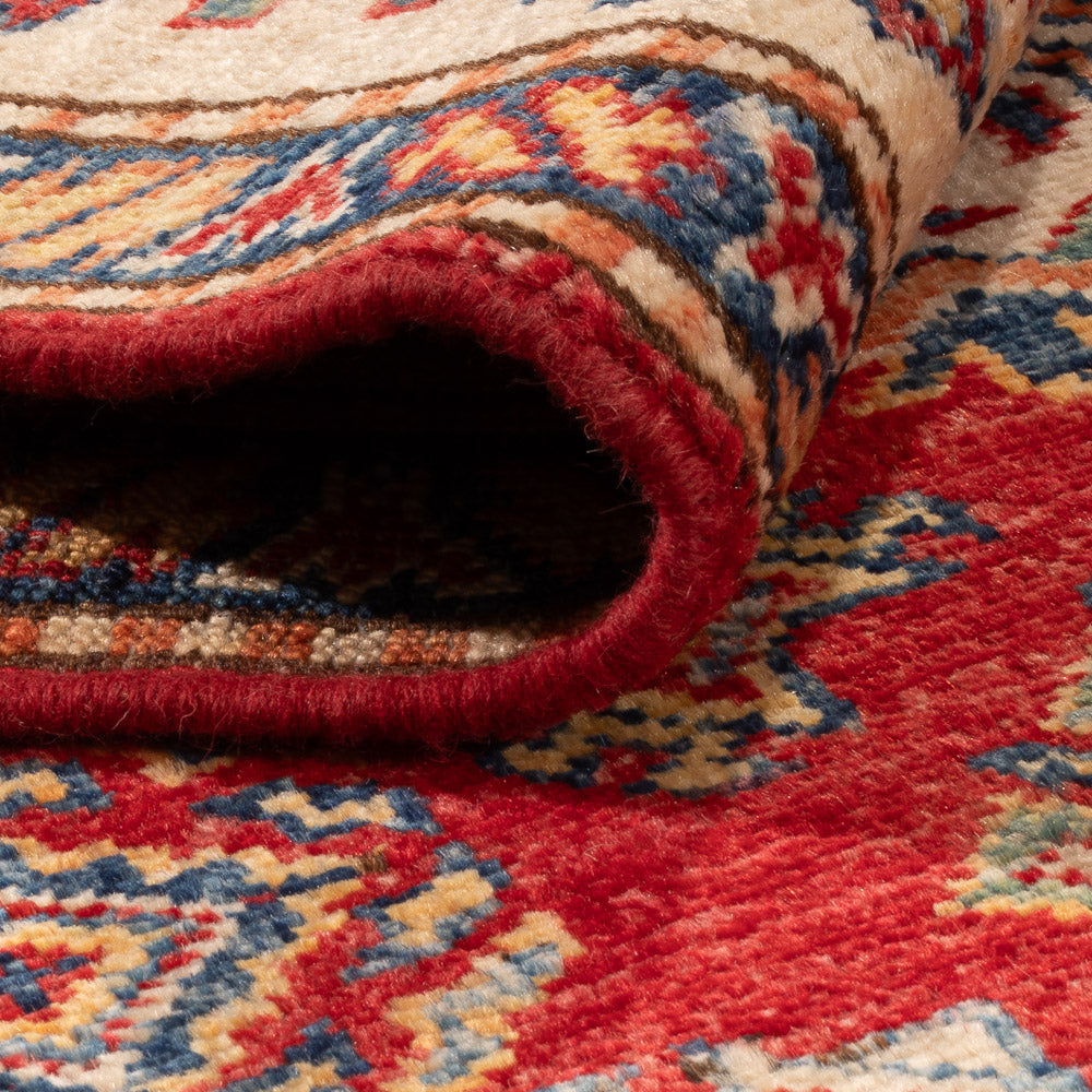 Alfombra Ziegler - Kazak - 150 x 96 cm - rojo