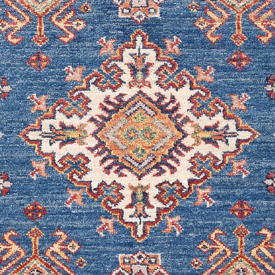 Alfombra Ziegler - Kazak - 152 x 95 cm - azul