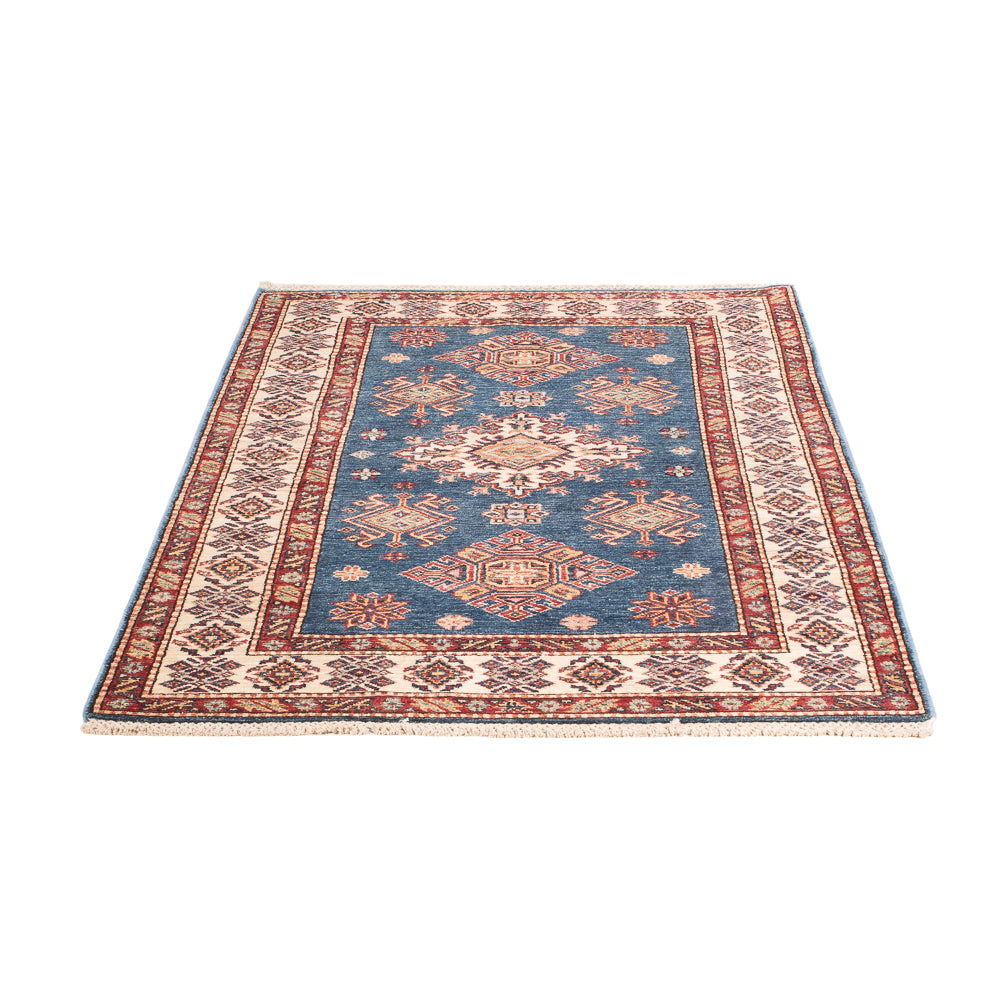 Alfombra Ziegler - Kazak - 152 x 96 cm - azul