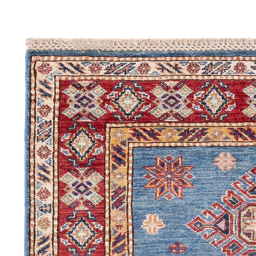 Alfombra Ziegler - Kazak - 150 x 95 cm - azul