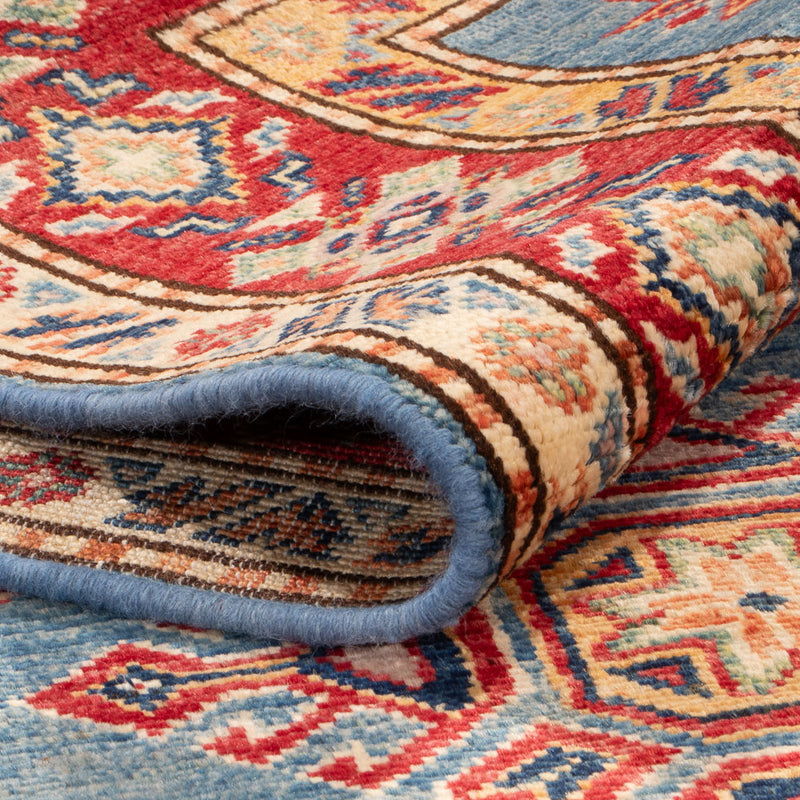 Alfombra Ziegler - Kazak - 150 x 95 cm - azul