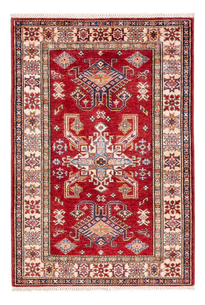 Alfombra Ziegler - Kazak - 144 x 99 cm - rojo