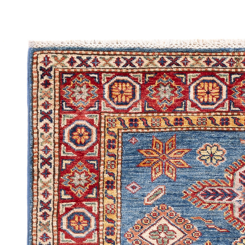 Alfombra Ziegler - Kazak - 155 x 99 cm - azul