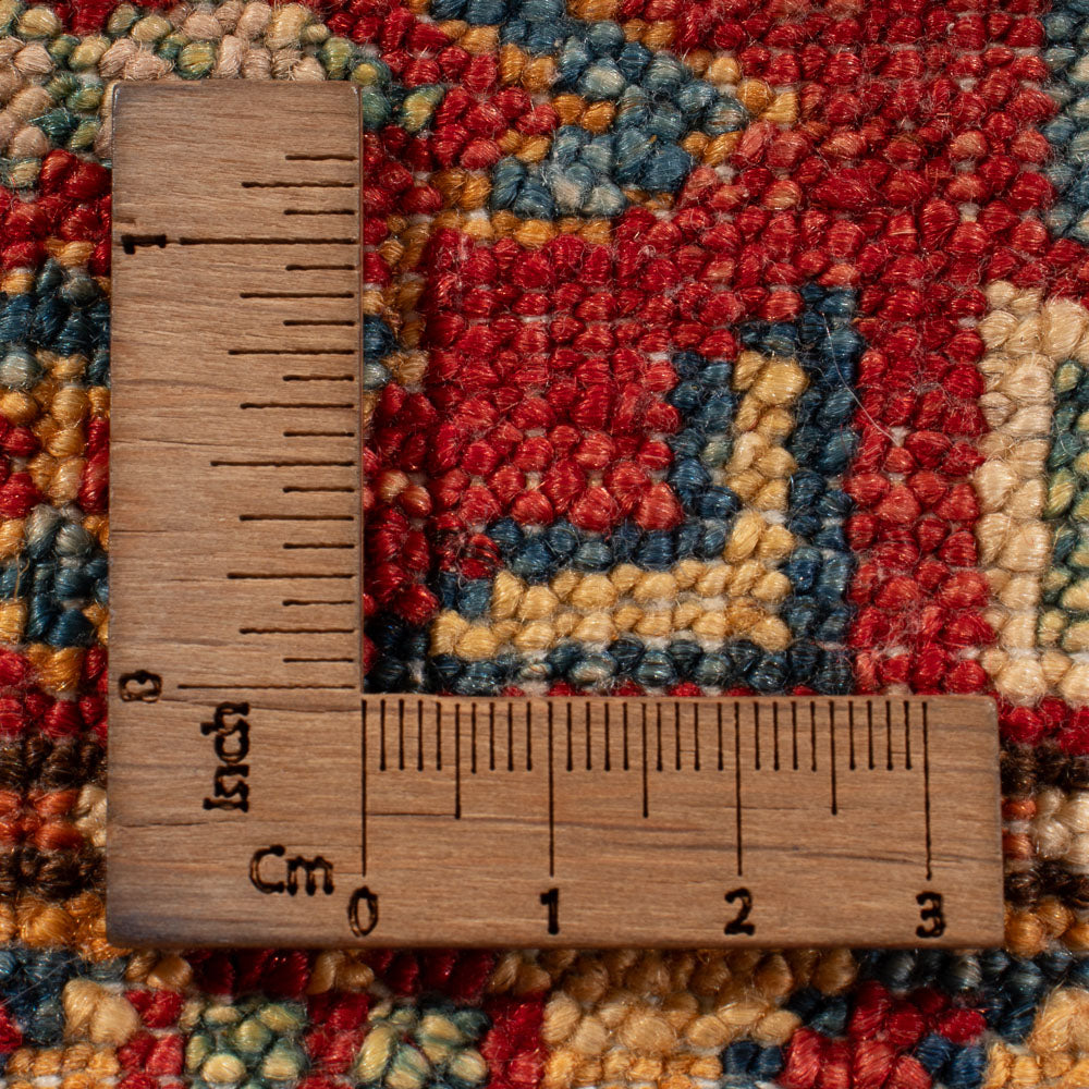 Alfombra Ziegler - Kazak - 155 x 99 cm - azul