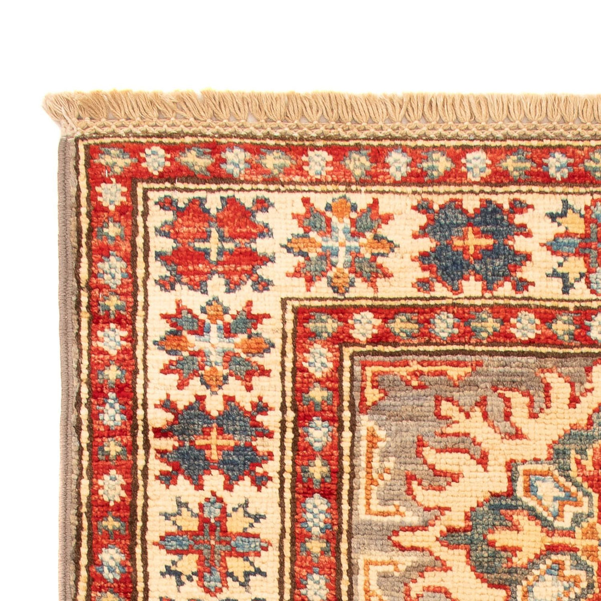 Alfombra Ziegler - Kazak - Real - 94 x 58 cm - beige oscuro