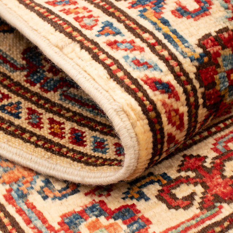 Alfombra Ziegler - Kazak - Real - 92 x 57 cm - beige claro