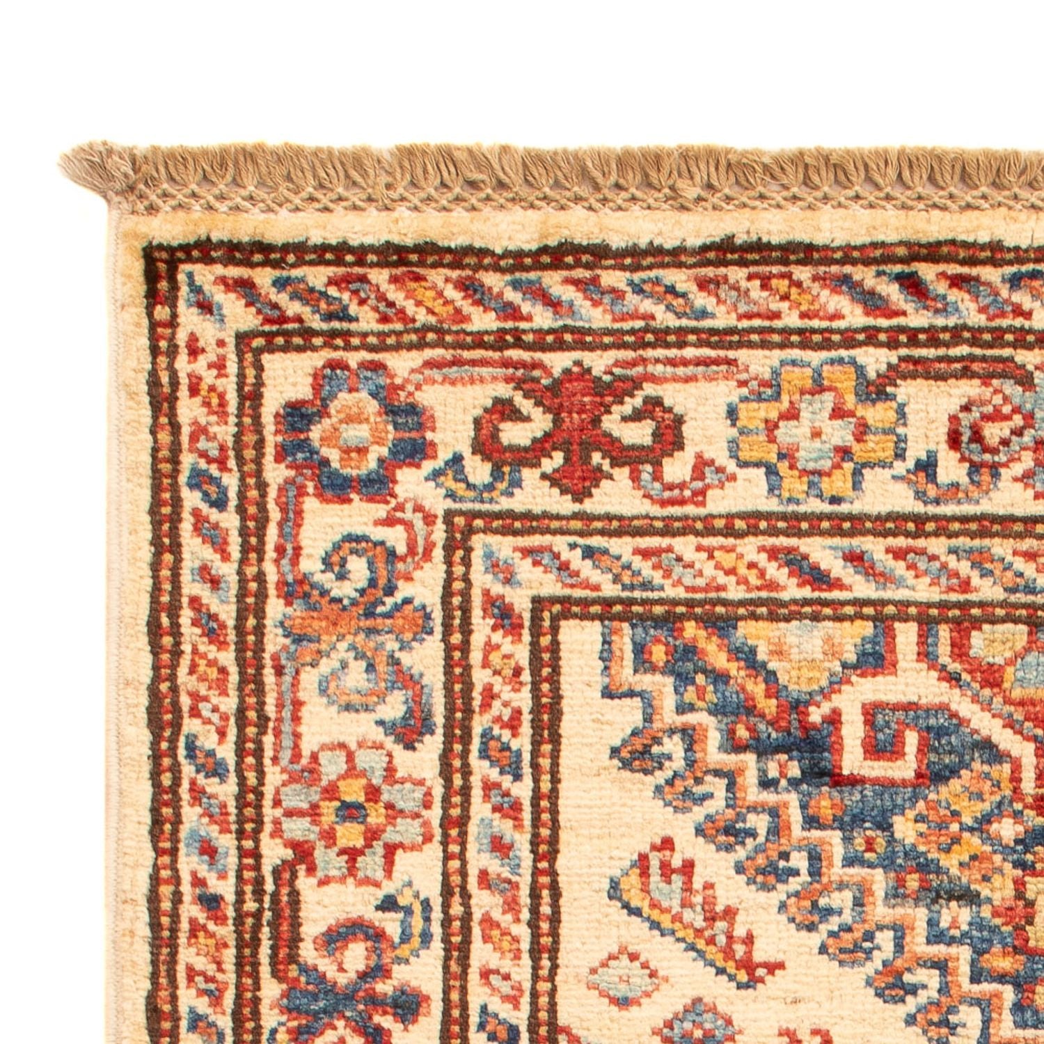 Alfombra Ziegler - Kazak - Real - 93 x 57 cm - beige claro