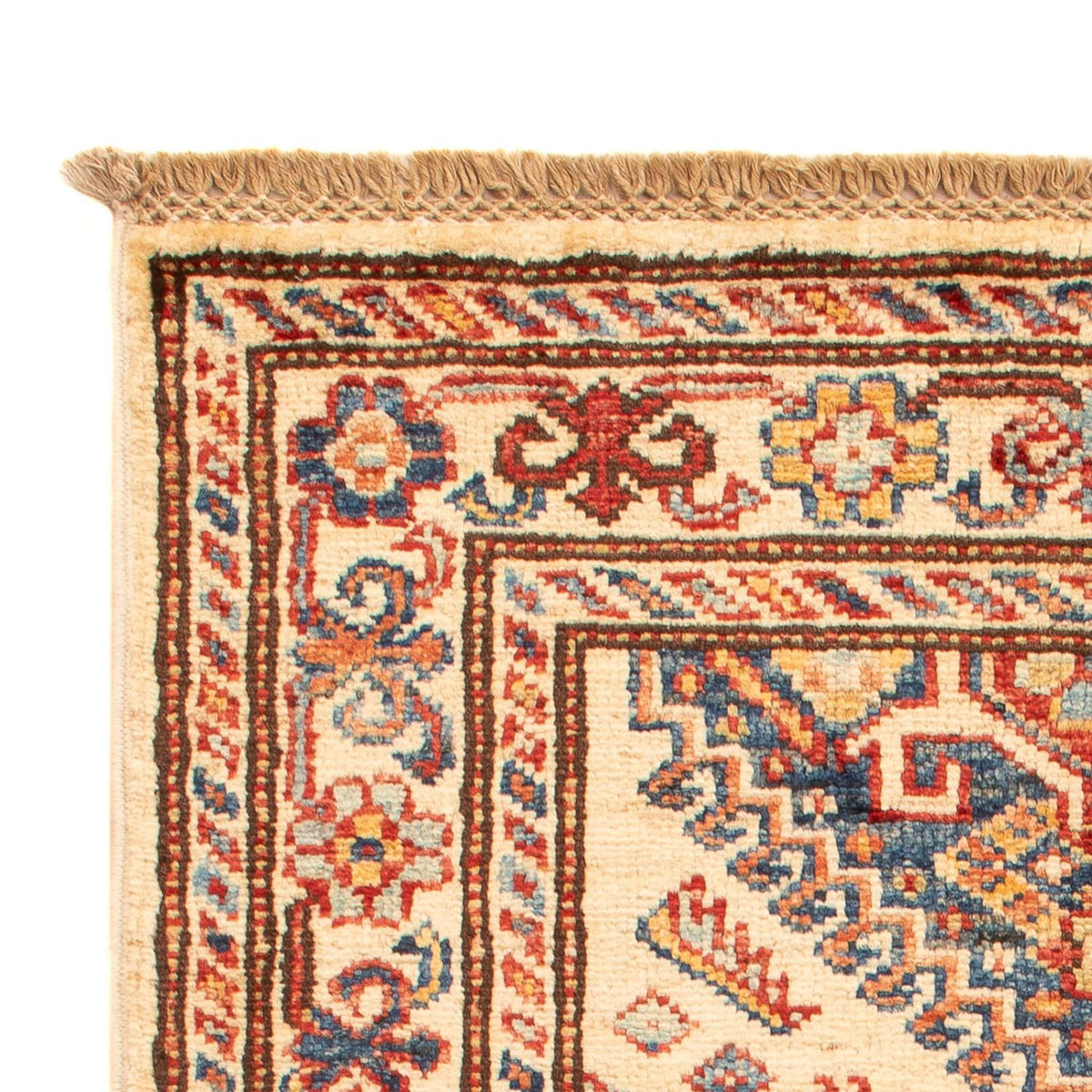 Alfombra Ziegler - Kazak - Real - 93 x 57 cm - beige claro