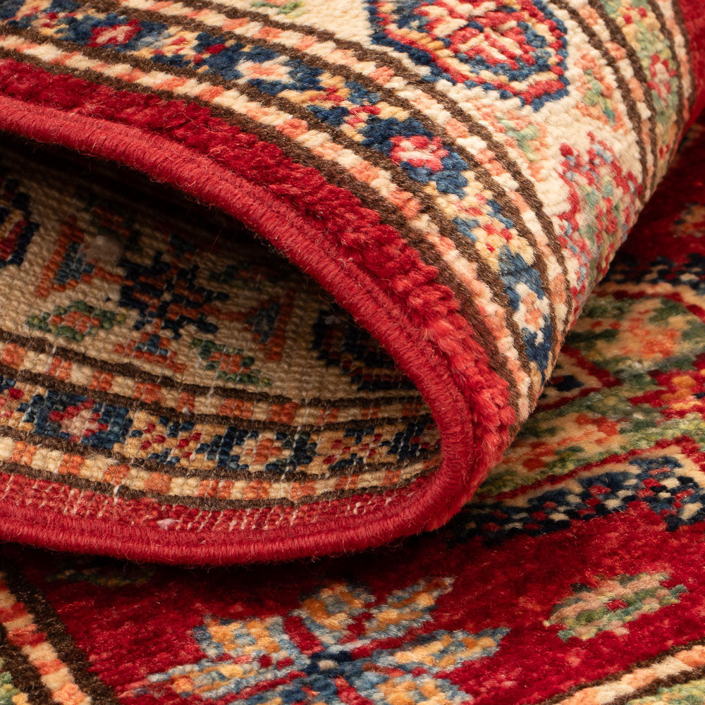 Alfombra Ziegler - Kazak - Real - 94 x 63 cm - rojo