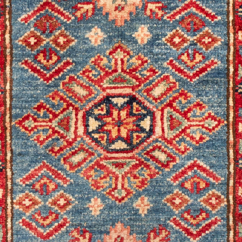 Alfombra Ziegler - Kazak - Real - 92 x 62 cm - azul