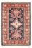 Alfombra Ziegler - Kazak - Real - 91 x 61 cm - azul petróleo