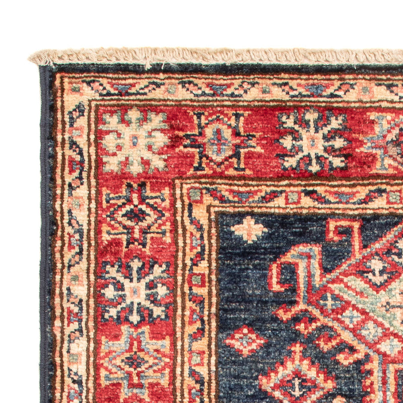 Alfombra Ziegler - Kazak - Real - 91 x 61 cm - azul petróleo