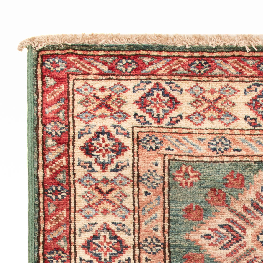 Alfombra Ziegler - Kazak - Real - 90 x 60 cm - verde