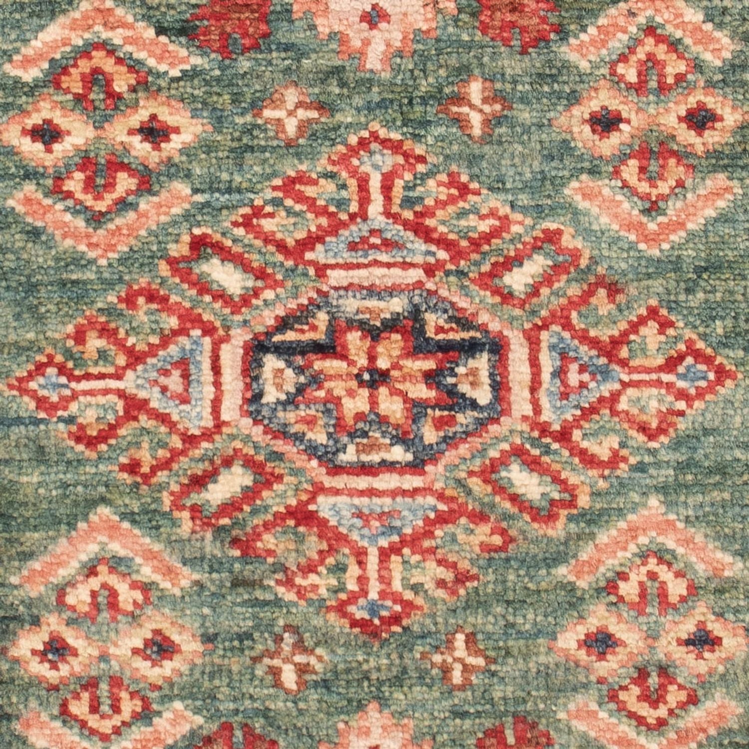 Alfombra Ziegler - Kazak - Real - 89 x 61 cm - verde