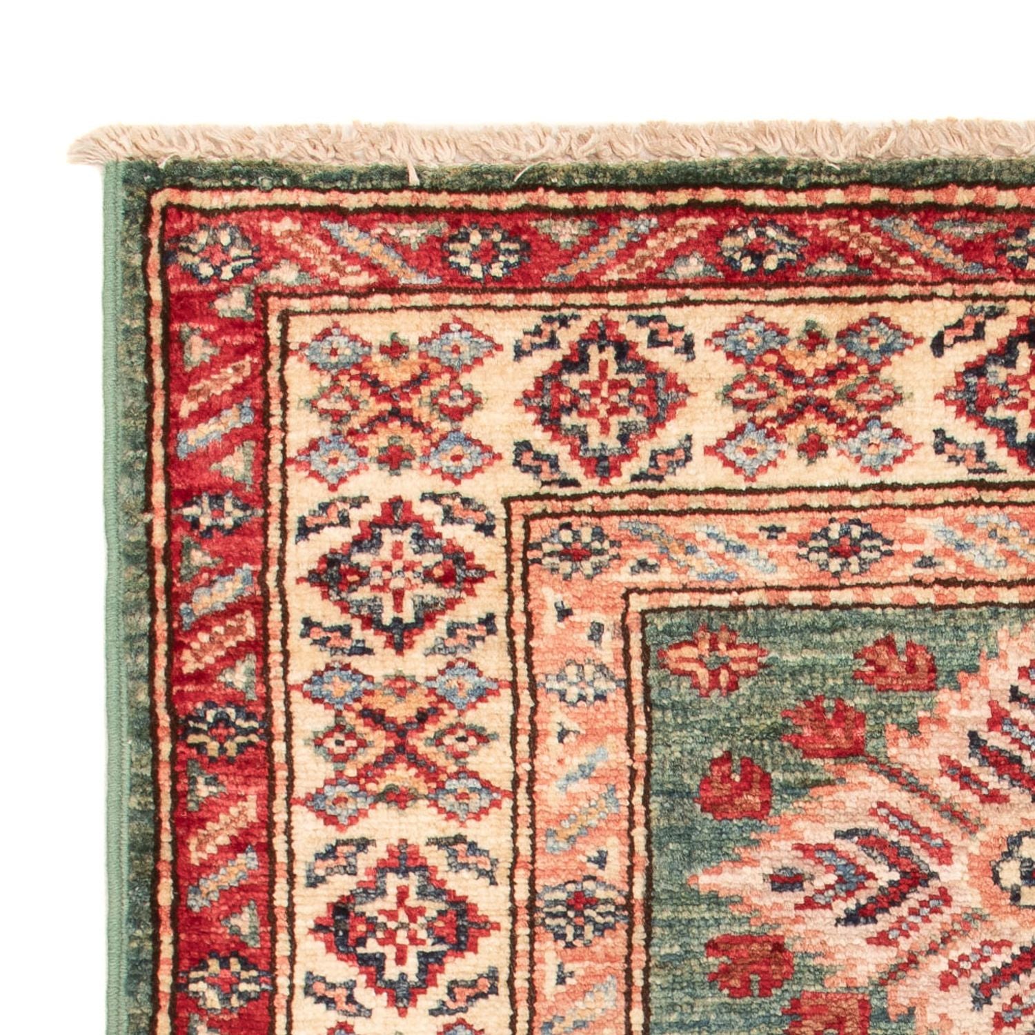 Alfombra Ziegler - Kazak - Real - 89 x 61 cm - verde