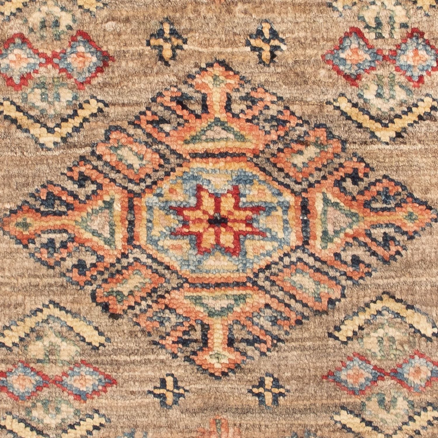 Alfombra Ziegler - Kazak - Real - 91 x 60 cm - verde oliva