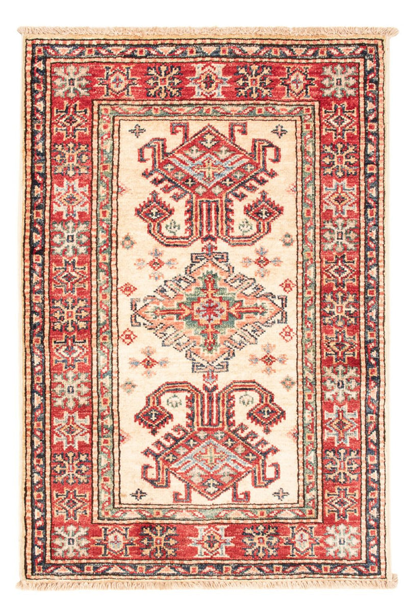 Alfombra Ziegler - Kazak - Real - 88 x 61 cm - beige