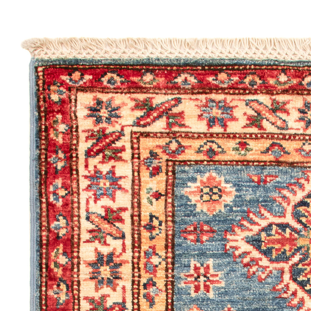Alfombra Ziegler - Kazak - Real - 94 x 61 cm - azul