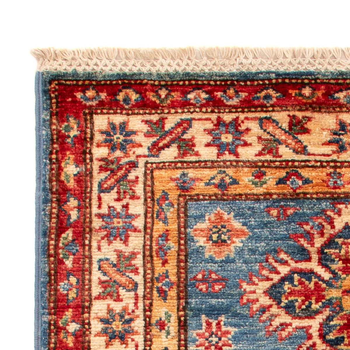 Alfombra Ziegler - Kazak - Real - 94 x 60 cm - azul
