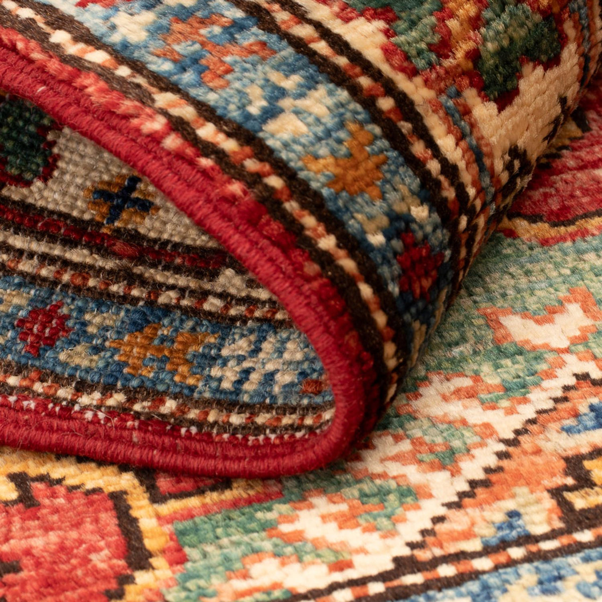 Alfombra Ziegler - Kazak - Real - 88 x 60 cm - rojo