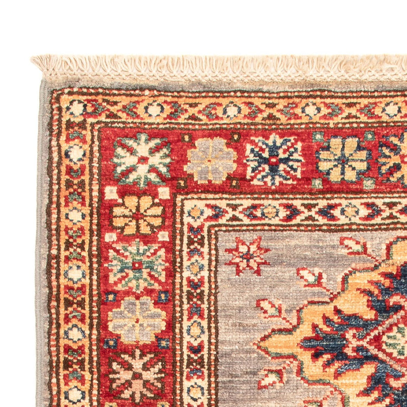 Alfombra Ziegler - Kazak - Real - 92 x 61 cm - gris claro