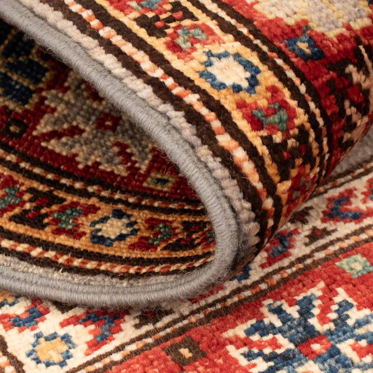 Alfombra Ziegler - Kazak - Real - 92 x 61 cm - gris claro