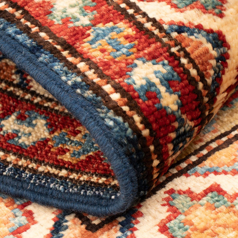 Alfombra Ziegler - Kazak - Real - 95 x 60 cm - azul petróleo
