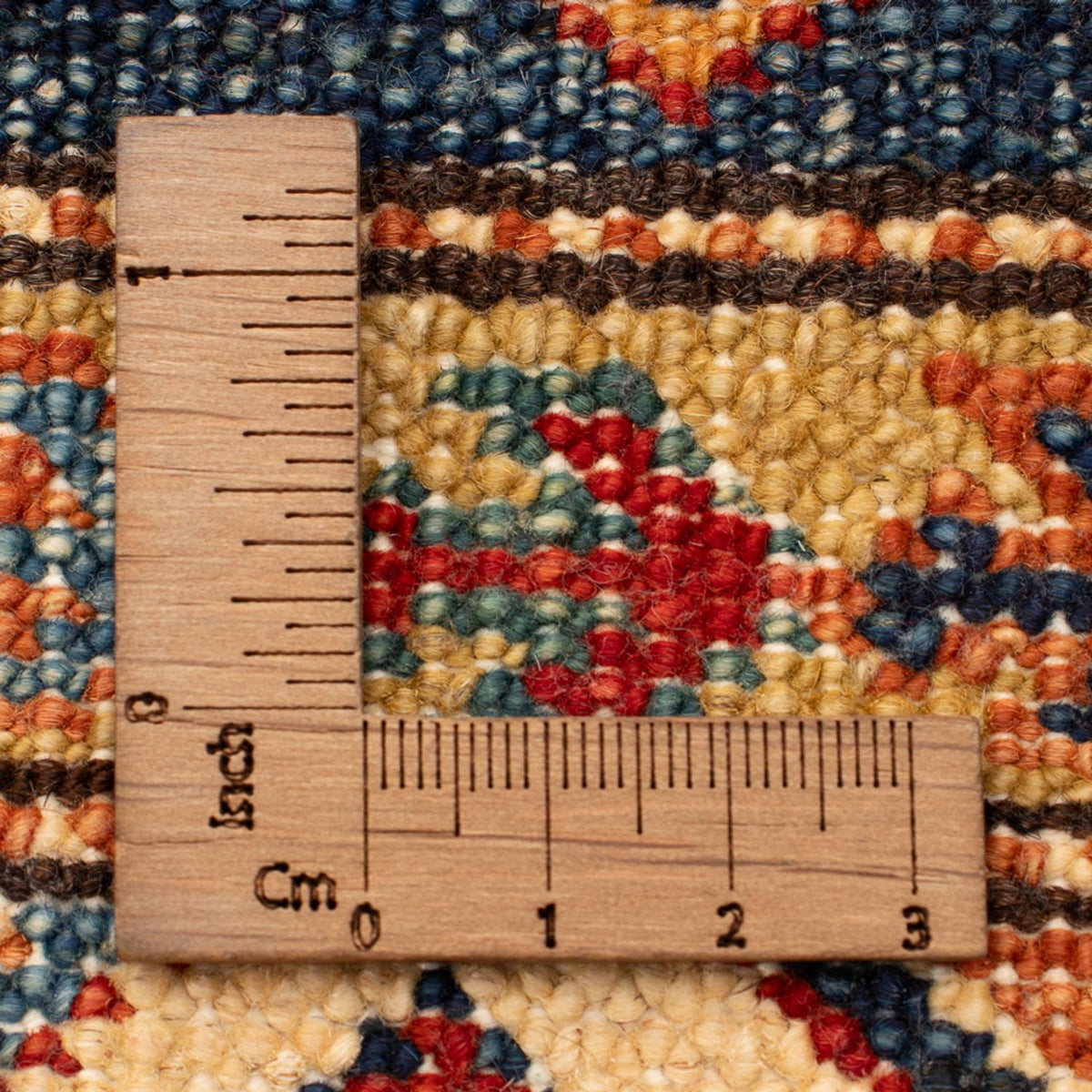 Alfombra Ziegler - Kazak - Real - 95 x 60 cm - azul petróleo