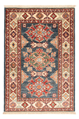 Alfombra Ziegler - Kazak - Real - 90 x 60 cm - azul petróleo