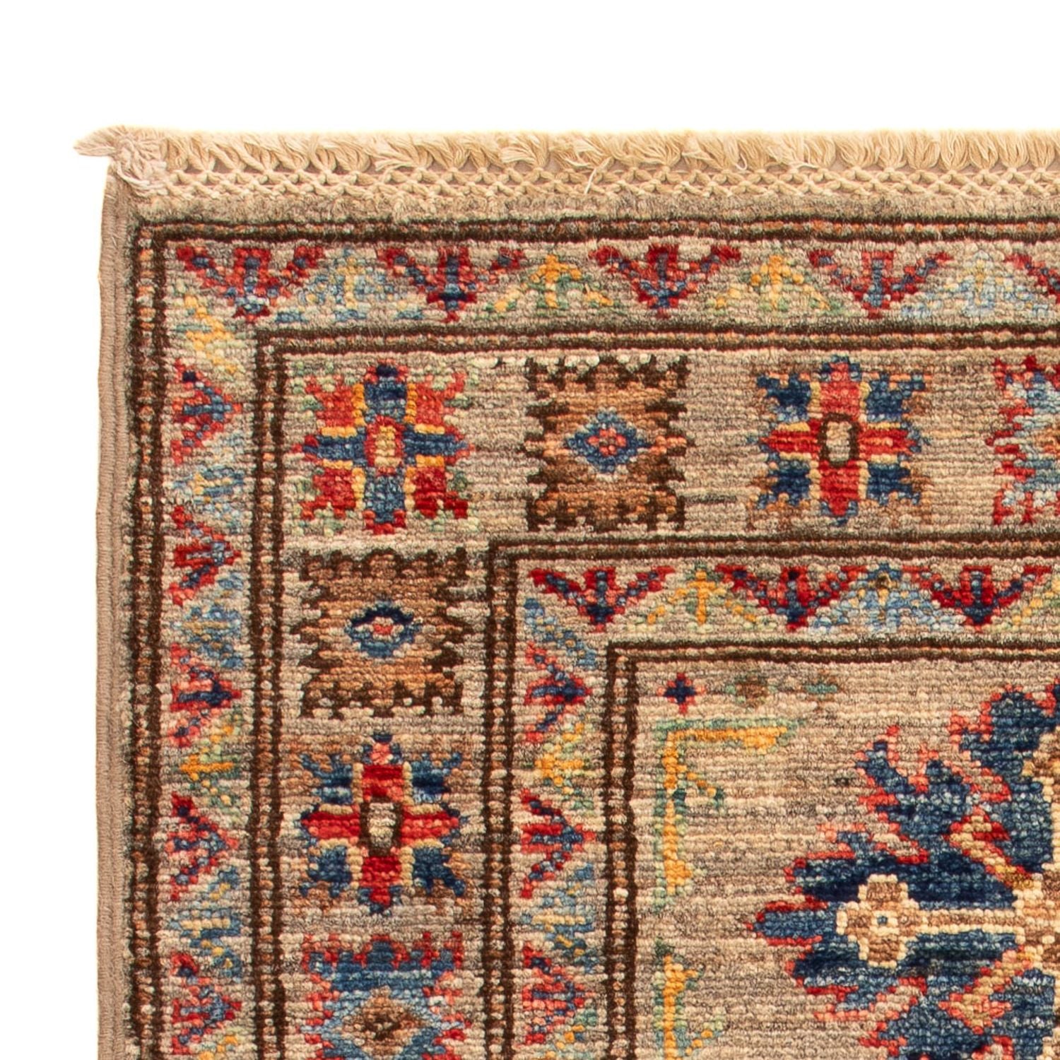 Alfombra Ziegler - Kazak - Real - 92 x 58 cm - arena