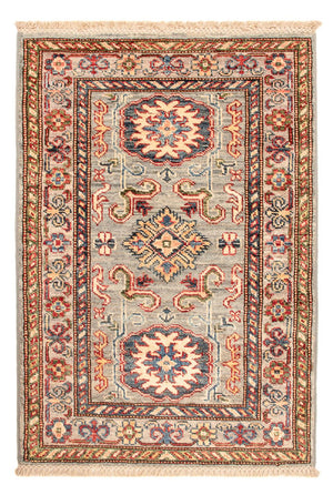 Alfombra Ziegler - Kazak - Real - 89 x 60 cm - verde claro