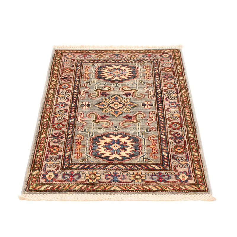 Alfombra Ziegler - Kazak - Real - 89 x 60 cm - verde claro